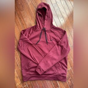 Nike Men's Burgundy Hoodie
